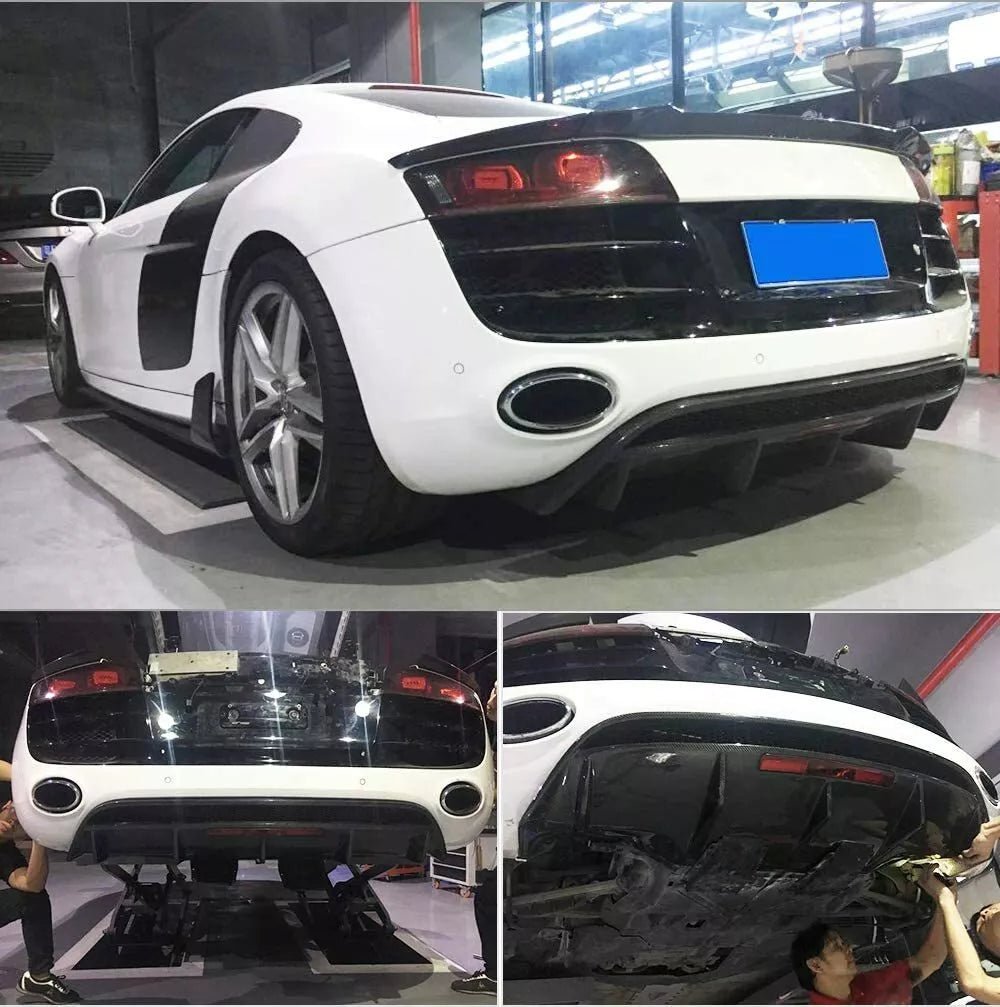 Carbon Fiber Rear GT Diffuser - Audi R8 Gen 1 Coupe 2010-2015