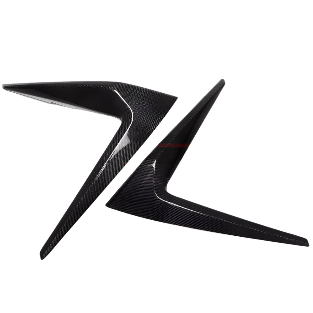 Carbon Fiber Fog Light Cover Lower Bumper Side Trim - Lexus IS 300 350 500 2021-2025
