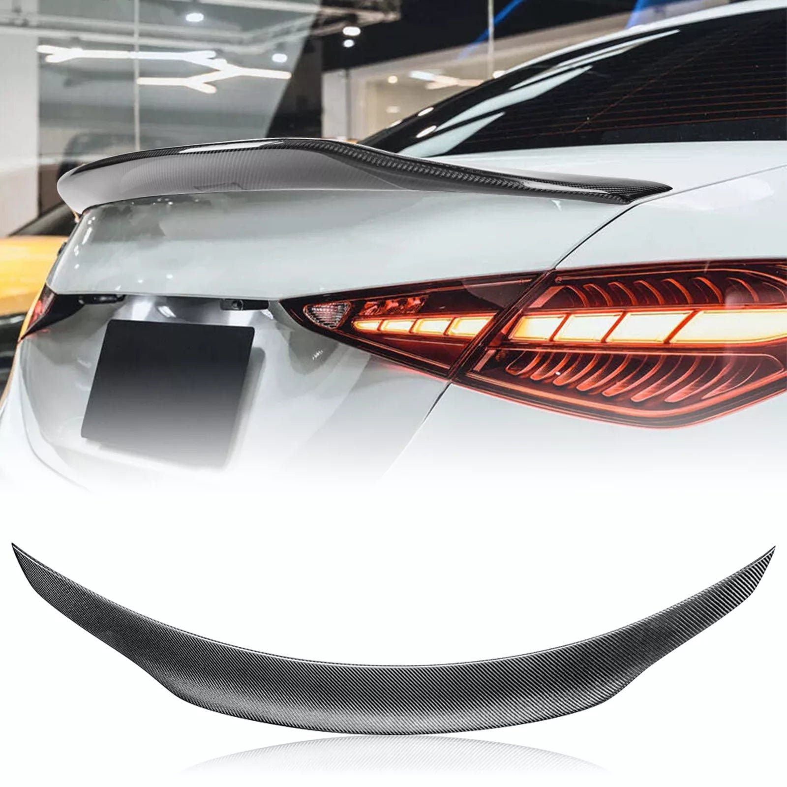 Carbon Fiber Trunk Spoiler - Mercedes Benz W206 C Class 2022-26