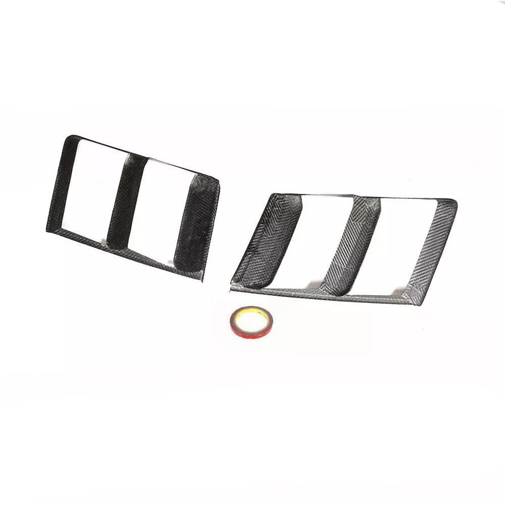Carbon Fiber Front Bumper Vent Inserts Air Grill Cover - Audi R8 Gen 2 2016-2018