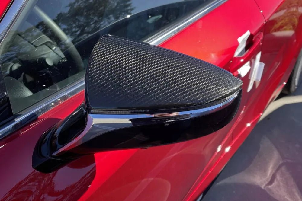 OEM Style Carbon Fiber Mirror Cap Set - 21-26 LEXUS IS300 IS350 IS500