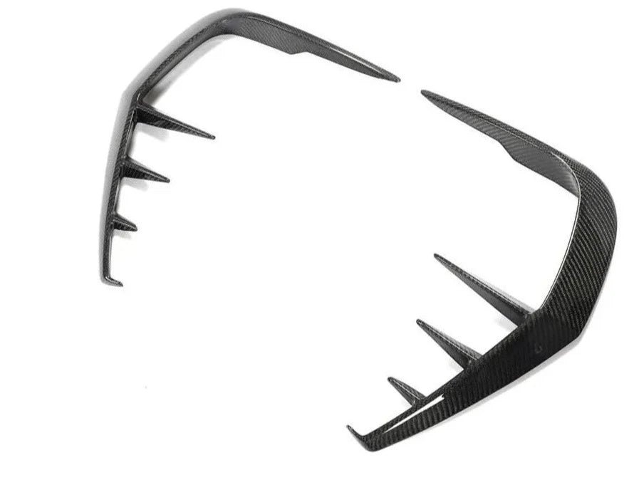 Carbon Rear Bumper Canard Fins C Blades - Infiniti Q60 Q60S 2016-22
