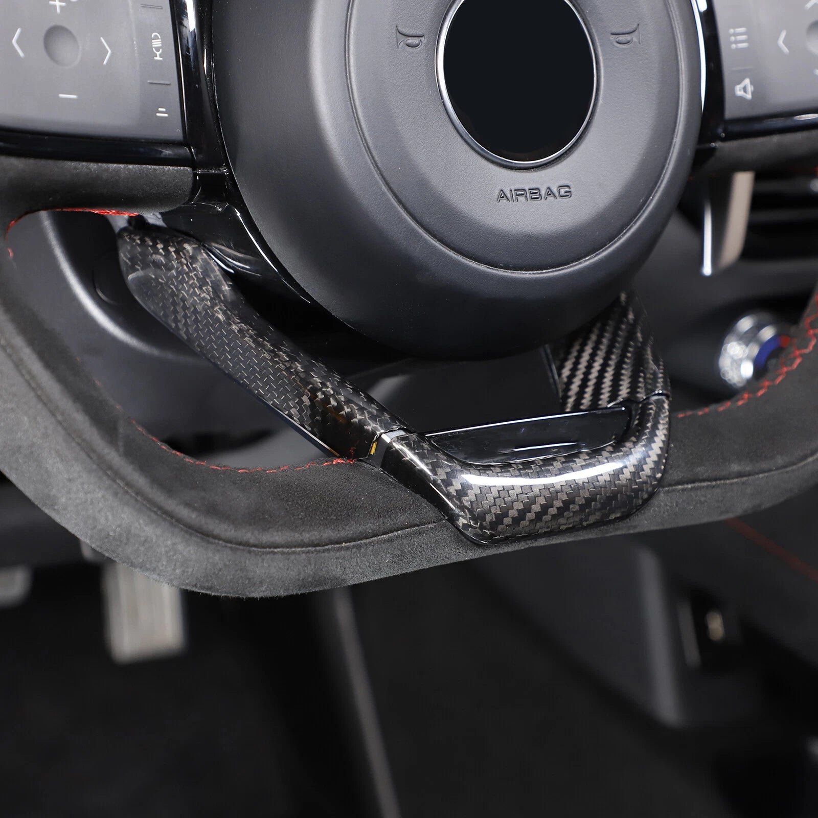 Carbon Fiber Steering Wheel U Shape Bottom Trim - r Lotus EMIRA 2021-2023