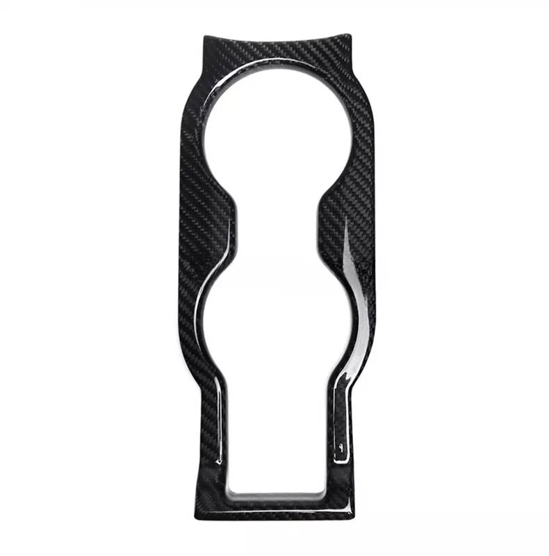 Carbon Fiber Console Water Cup Holder Panel Cover - Lotus Emira 2021-2024