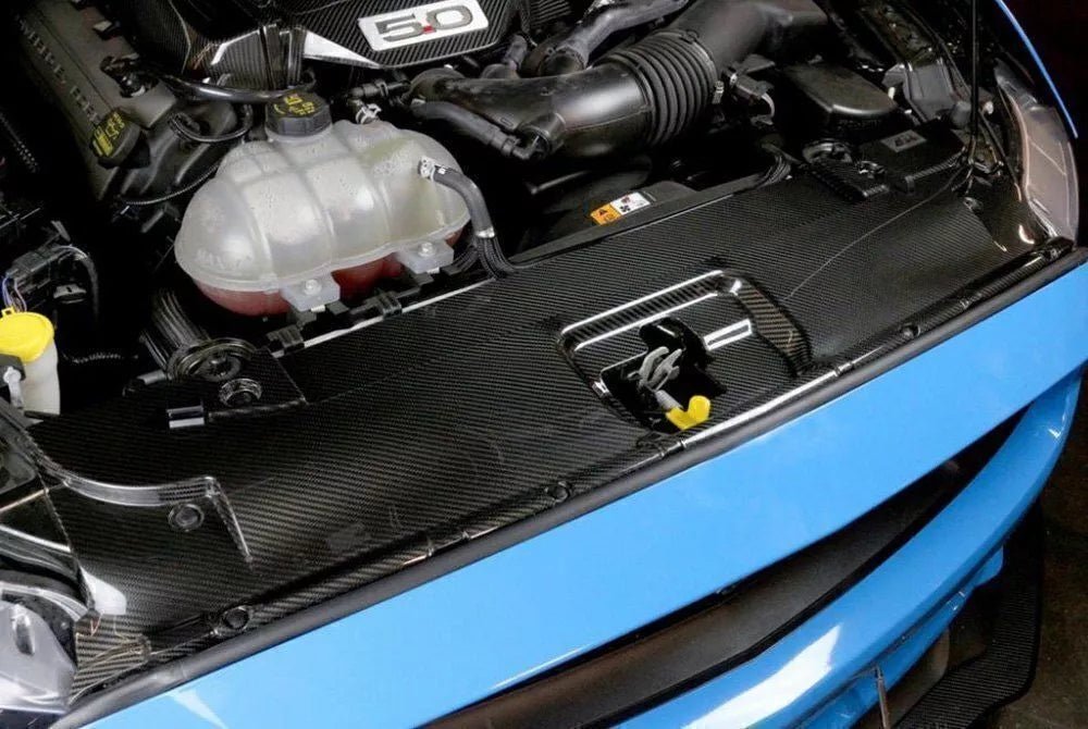 Carbon Fiber Radiator Cooling Plate - Ford Mustang