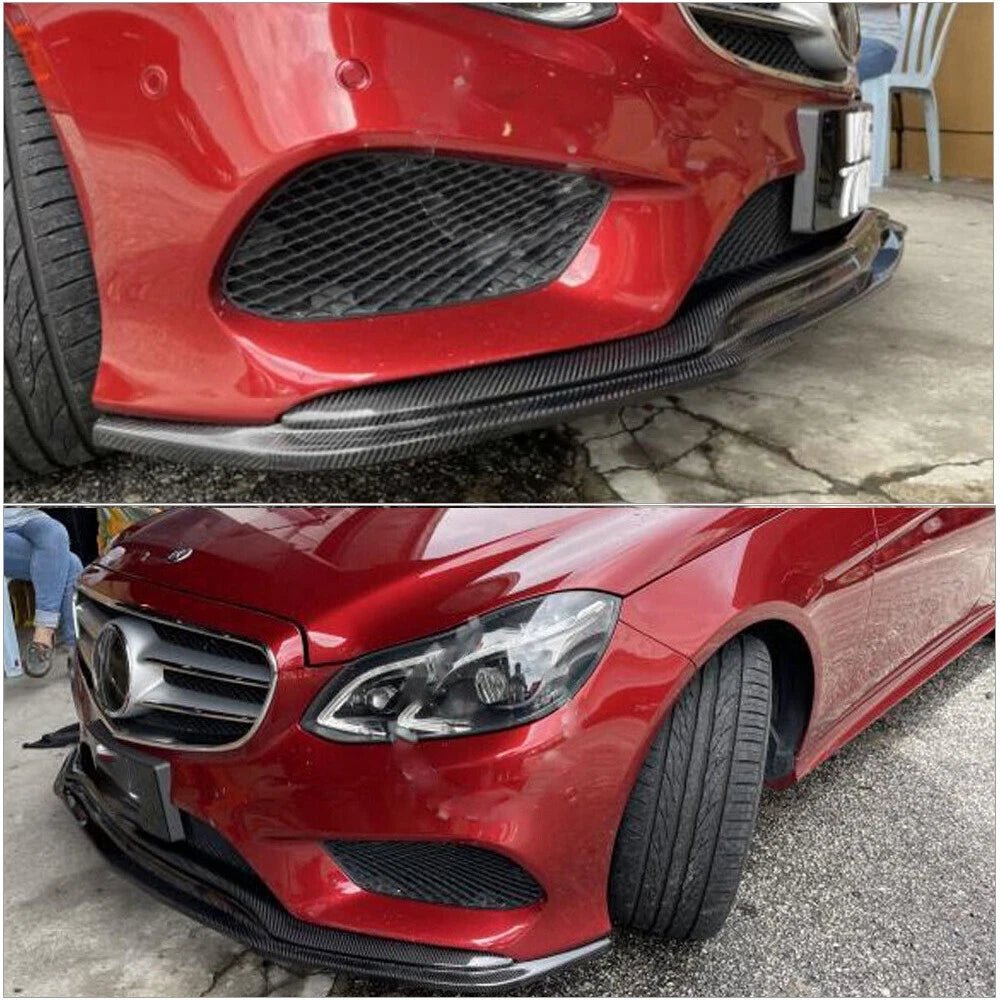FD Style Carbon Fiber Front Lip - Mercedes Benz W212 E-Class