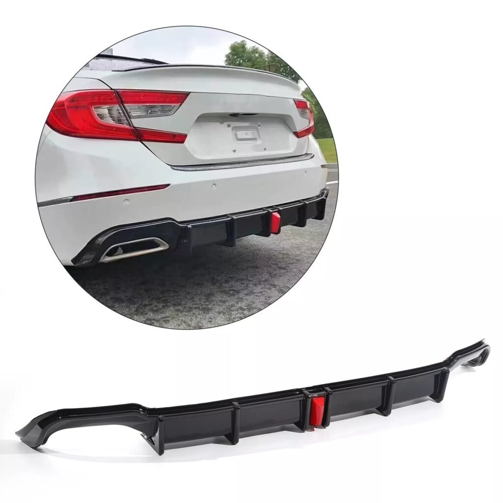 Gloss Black Diffuser W/ LED - Honda Accord 2018-2022