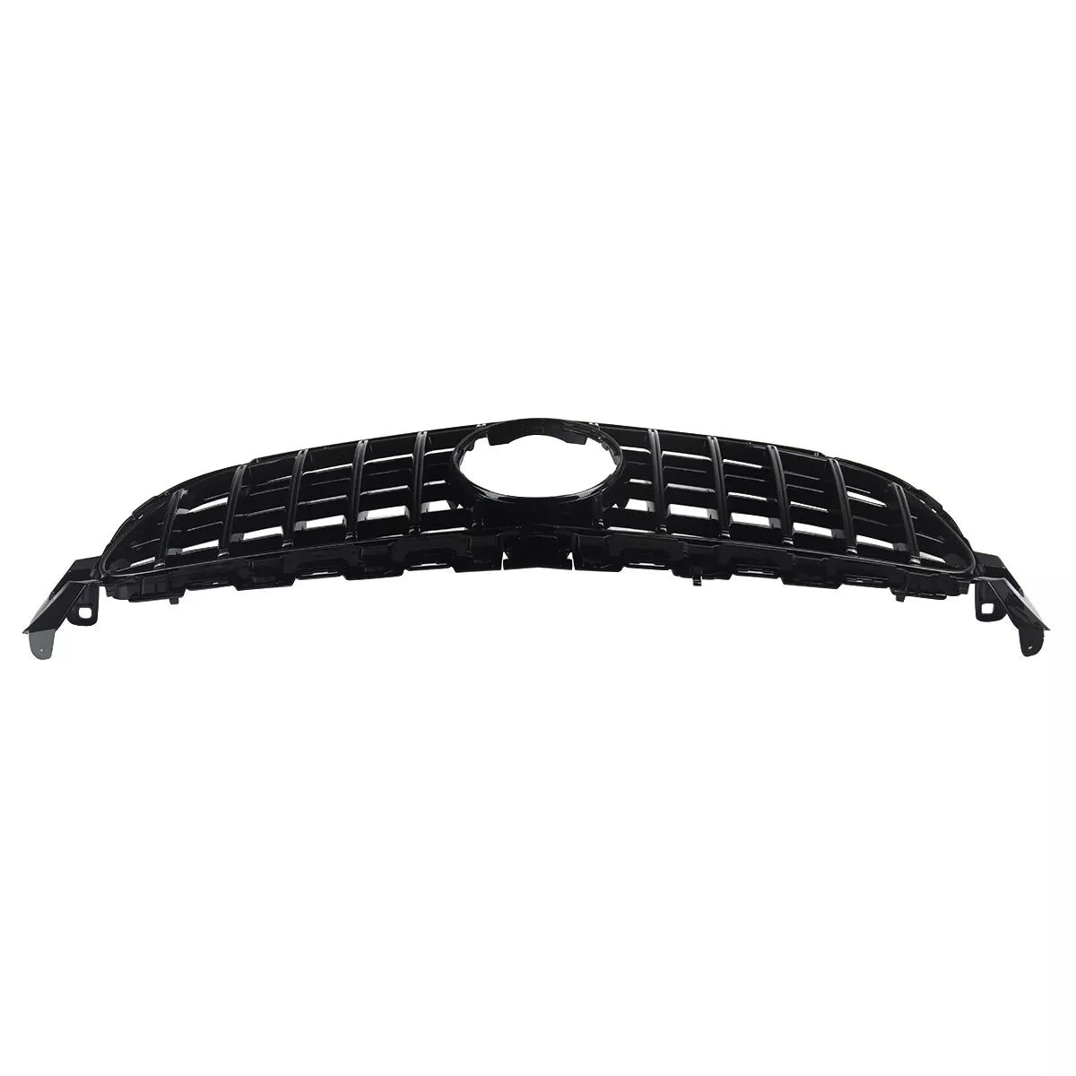 Gloss Black GT R Grille Grill For Mercedes-Benz W205 C63 C63S AMG 2015-2018