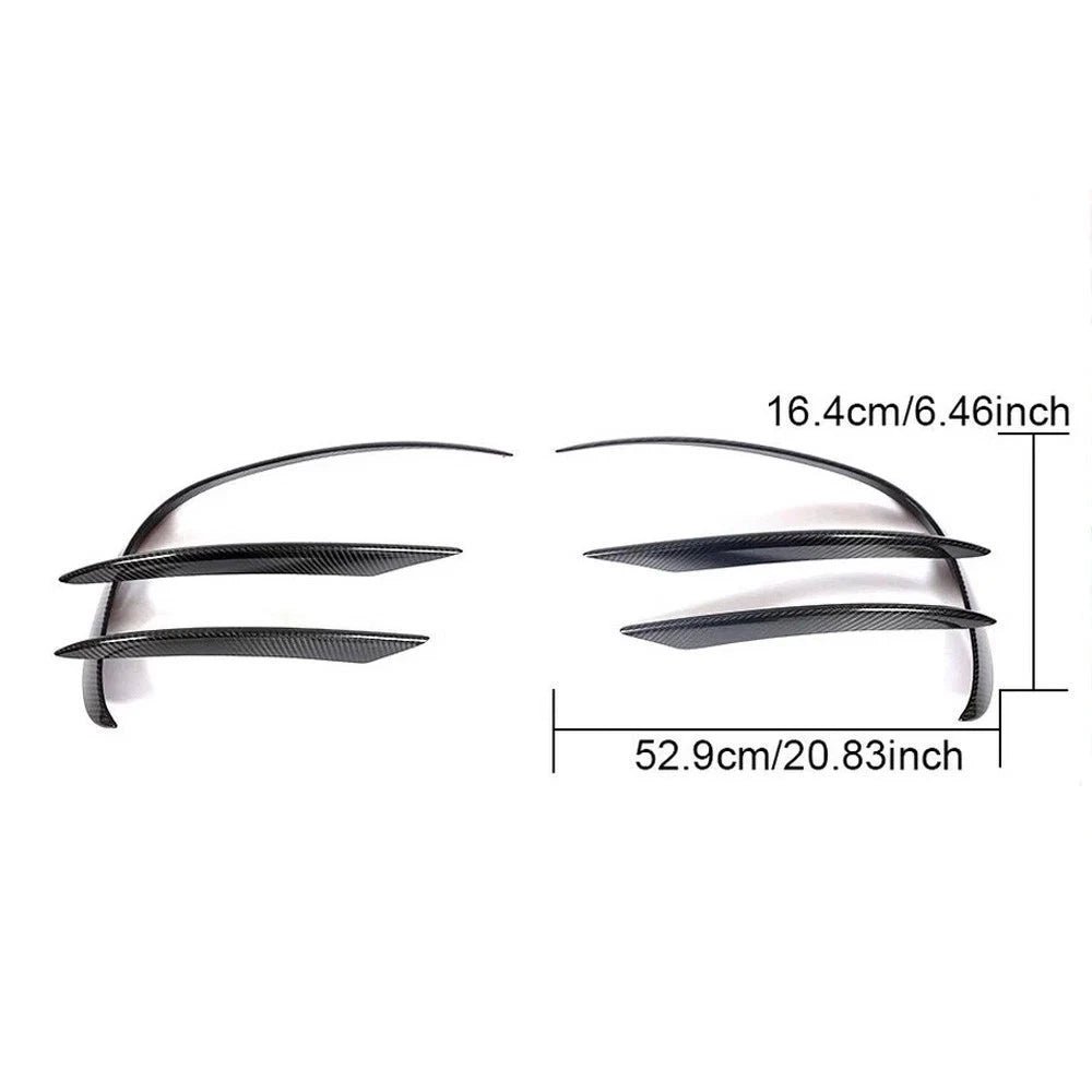 Carbon Fiber Front Air vent trim cover - Mercedes Benz W205 C205 C300 C43