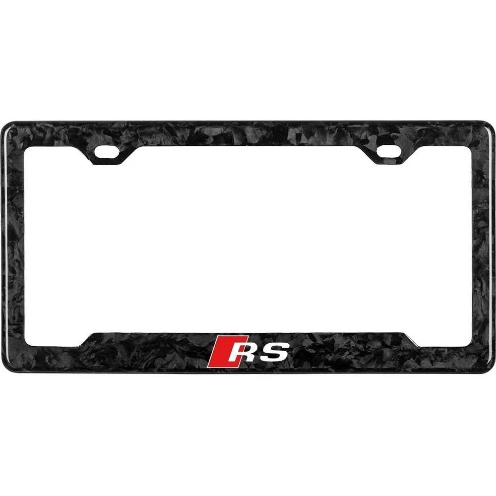Universal Carbon Fiber "RS" License Plate - Audi - 图片 3