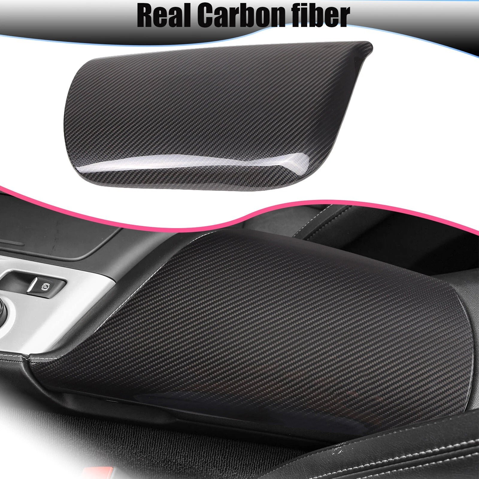 Carbon Fiber Armrest Cover - Corvette C7 14-19