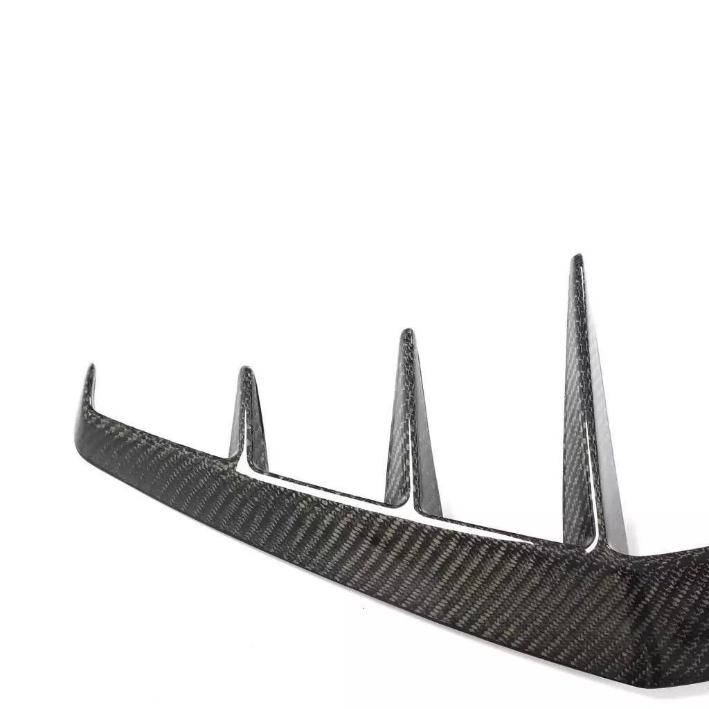 Carbon Rear Bumper Canard Fins C Blades - Infiniti Q60 Q60S 2016-22