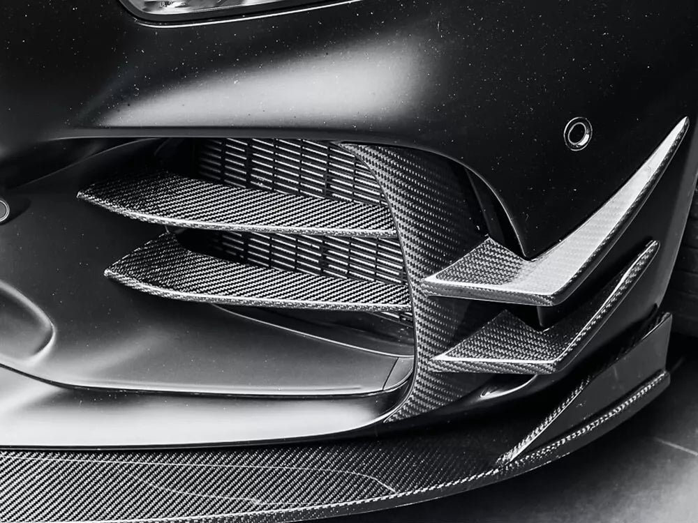 Carbon Fiber Front Canard Fins - Mercedes Benz AMG GTR 16-18