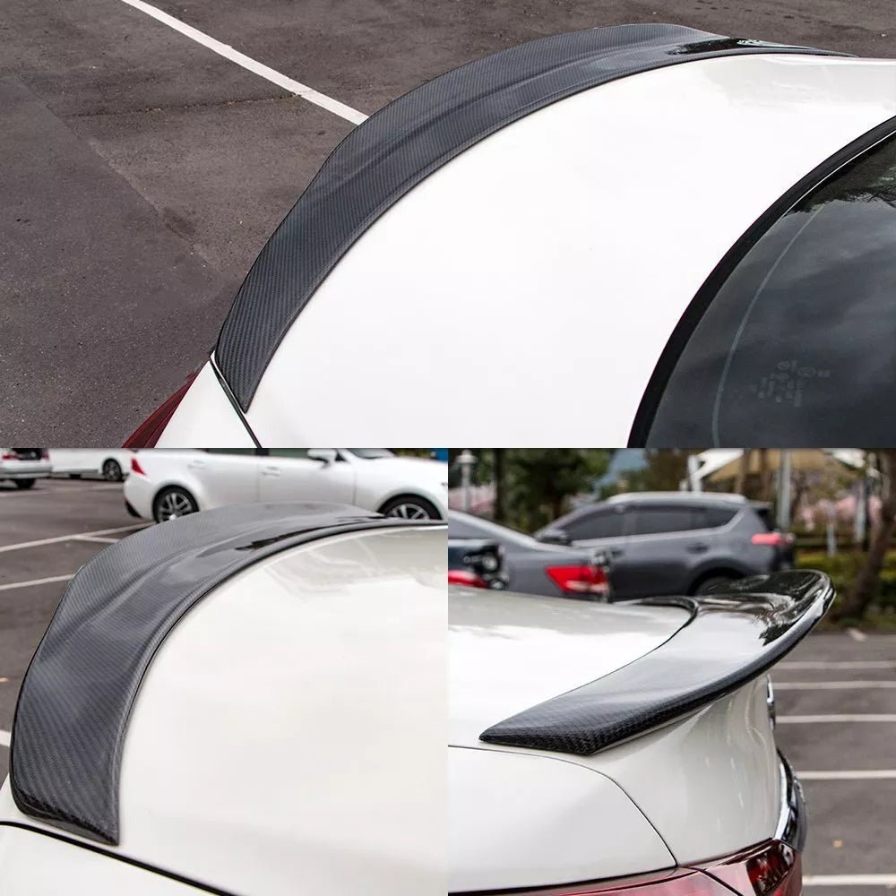 R Style Carbon Fiber Spoiler - 2017-2022 Infiniti Q60 Q60S Coupe