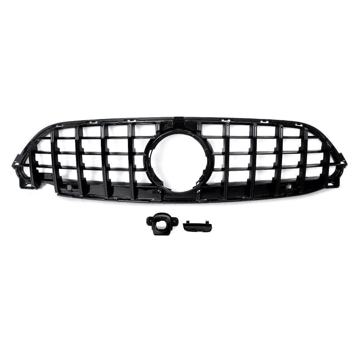 Gloss Black GT Style Front Grille - Mercedes-Benz W236 C236 CLE300 CLE450