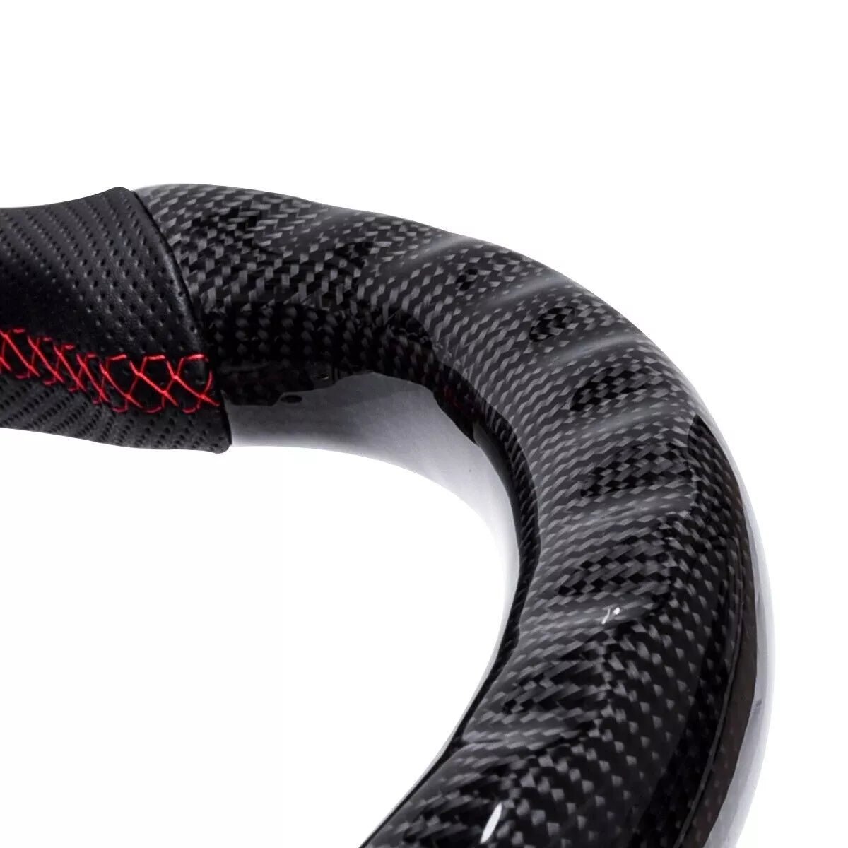Carbon Fiber Steering Wheel W/ LED - Audi R8 & TT/TTS/TTRS - 图片 7