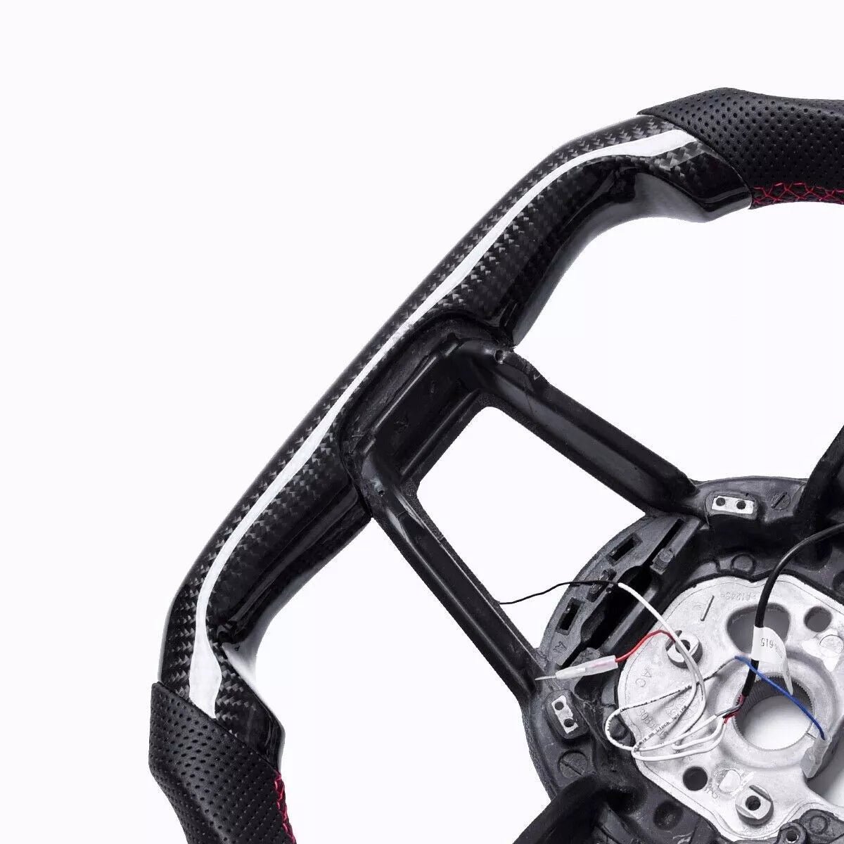 Carbon Fiber Steering Wheel W/ LED - Audi R8 & TT/TTS/TTRS - 图片 4