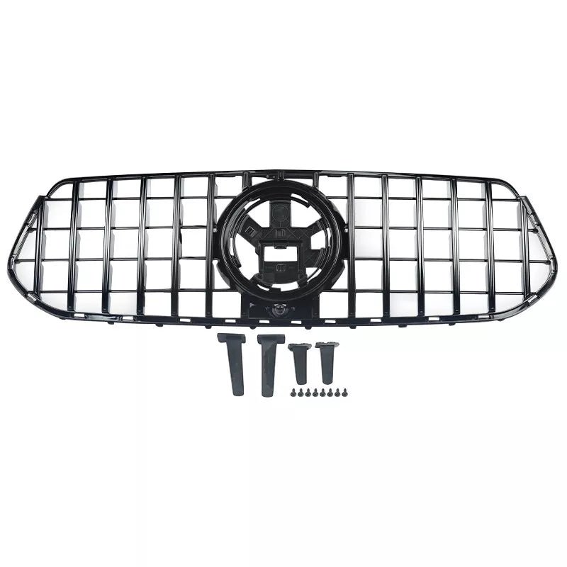 Gloss Black GTR Style Front Grille - Mercedes Benz GLE AMG W167
