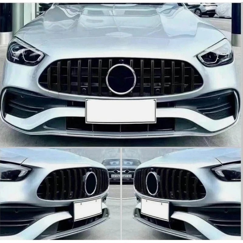 Gloss Black GT Style Front Grille - Mercedes-Benz W236 C236 CLE300 CLE450