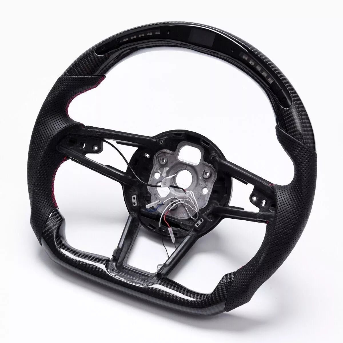 Carbon Fiber Steering Wheel W/ LED - Audi R8 & TT/TTS/TTRS - 图片 3