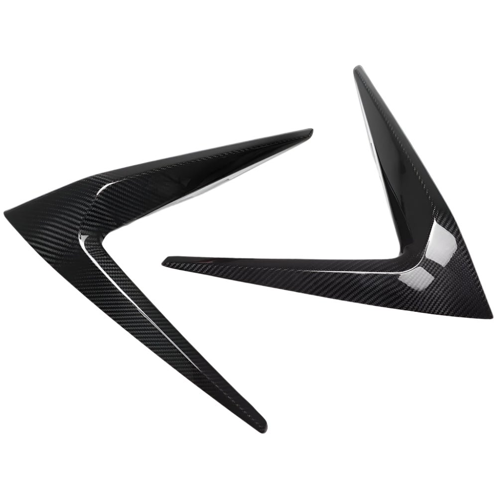 Carbon Fiber Fog Light Cover Lower Bumper Side Trim - Lexus IS 300 350 500 2021-2025