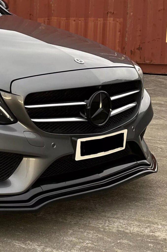 Mercedes Benz Full Black Star Emblem - Mercedes Benz W205 W212 C300, C43 AMG, E350, E550, E63 AMG