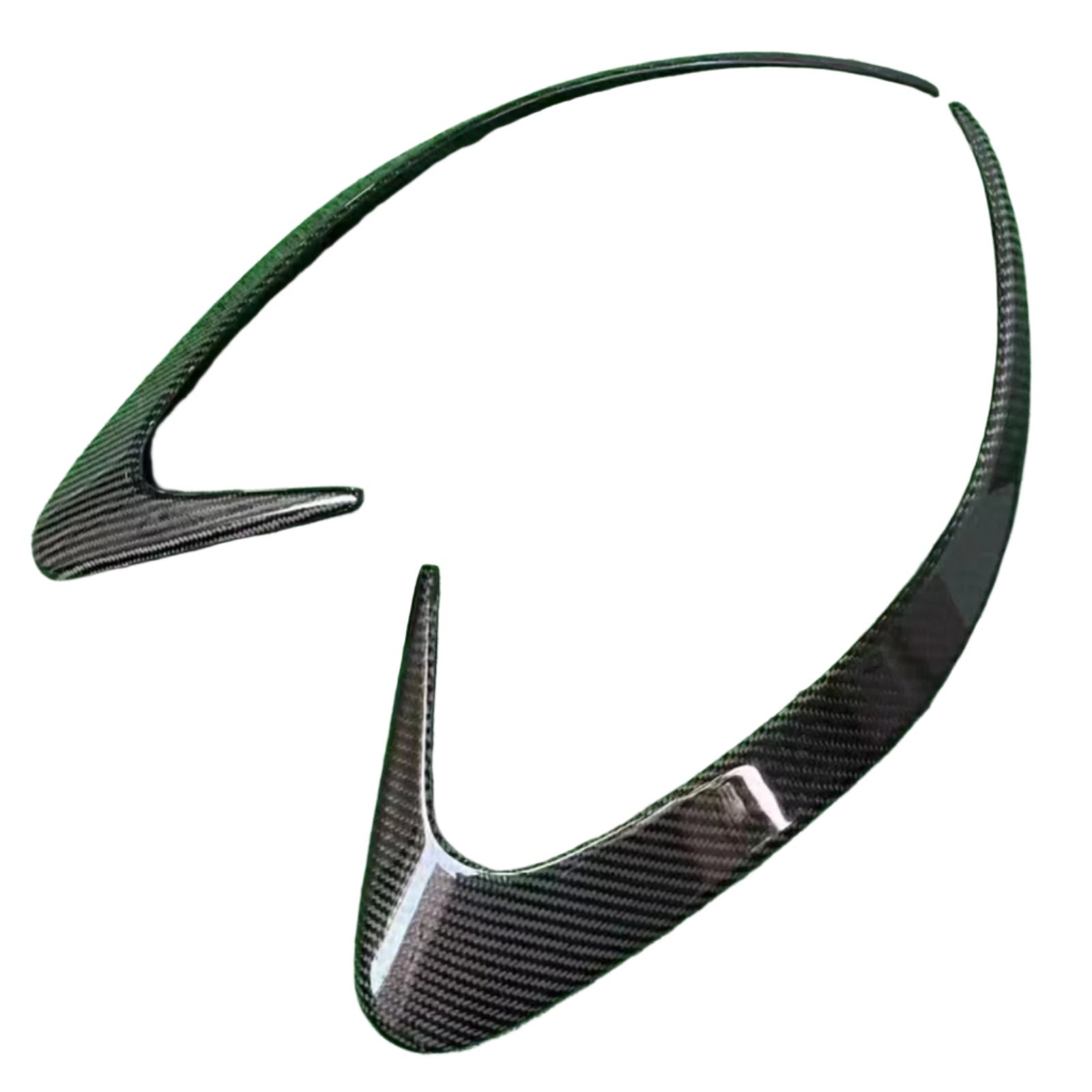 Carbon Rear Bumper Fins Vents Trim - Mercedes Benz C292 Coupe GLE63 GLE43 2015-17