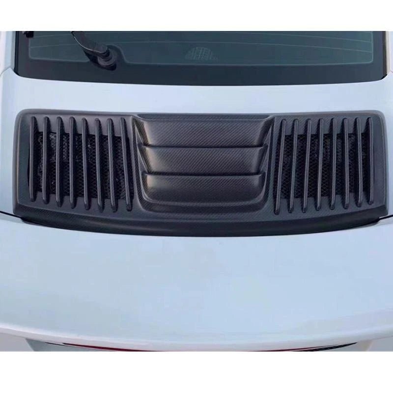 Carbon Fiber T Style Engine Cover Trunk Vent - 2013-2015 Porsche 911 Carrera 991.1