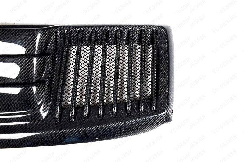 Carbon Fiber T Style Engine Cover Trunk Vent - 2013-2015 Porsche 911 Carrera 991.1