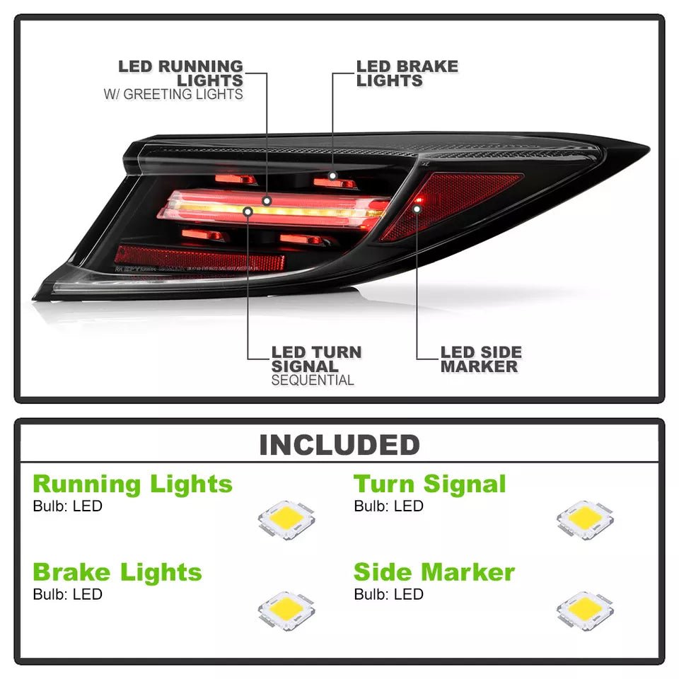 LED Tail Light Sequential Signal upgrade - Toyota GR86/Subaru BRZ 2022-2024