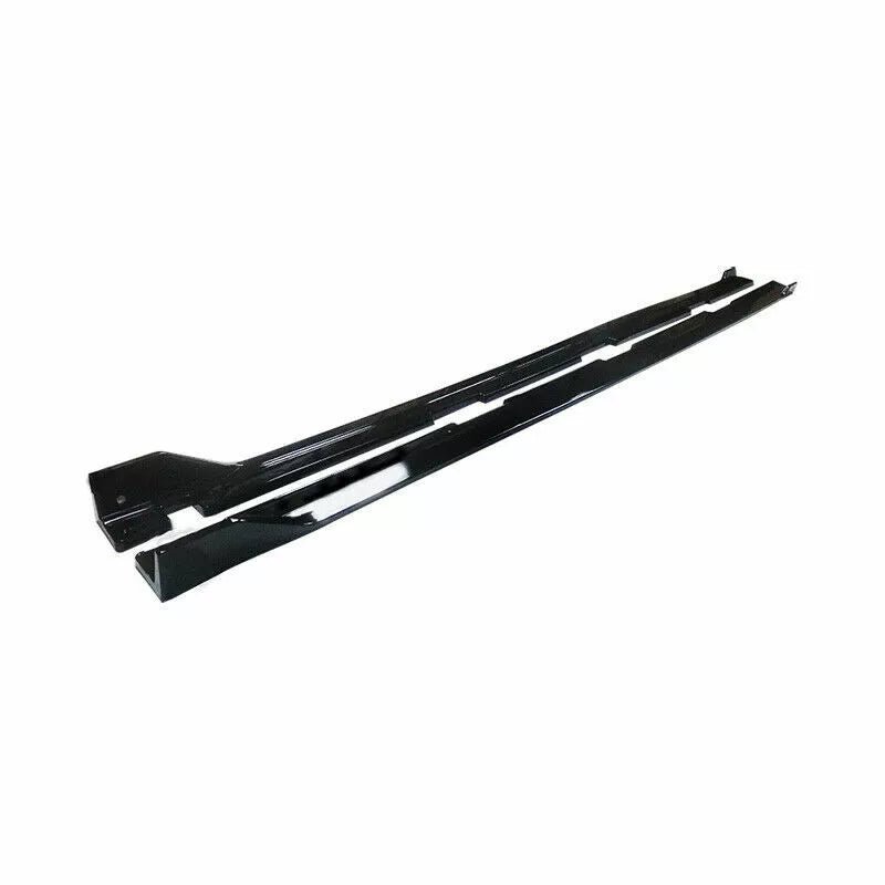 Gloss Black Side Skirts Extension - Honda Civic 22-26