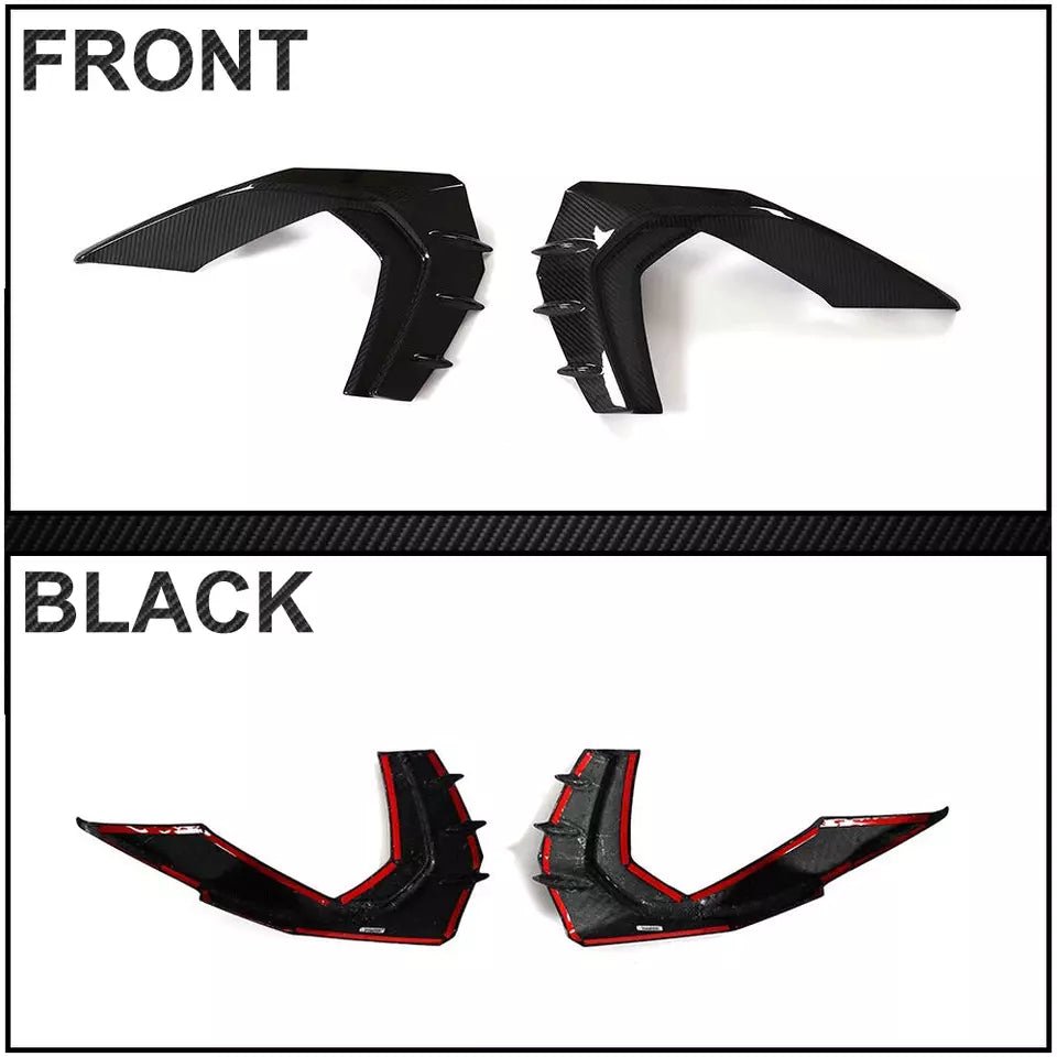 Carbon Fiber Side Canard Vent Fins - Audi RS3/S3/A3 8Y - 图片 2