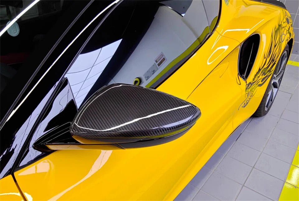 Carbon Fiber Top Side Door Rearview Mirror Cover Trim - Lotus EMIRA