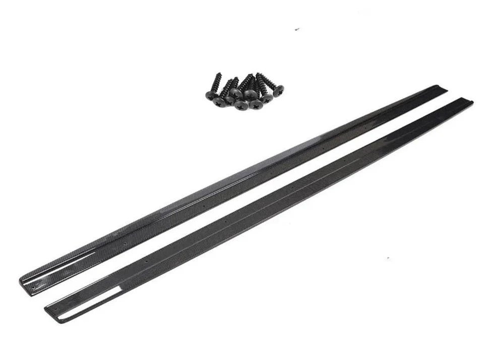Carbon Fiber Side Skirts Extension - Audi A6 RS6 C7 - 图片 2