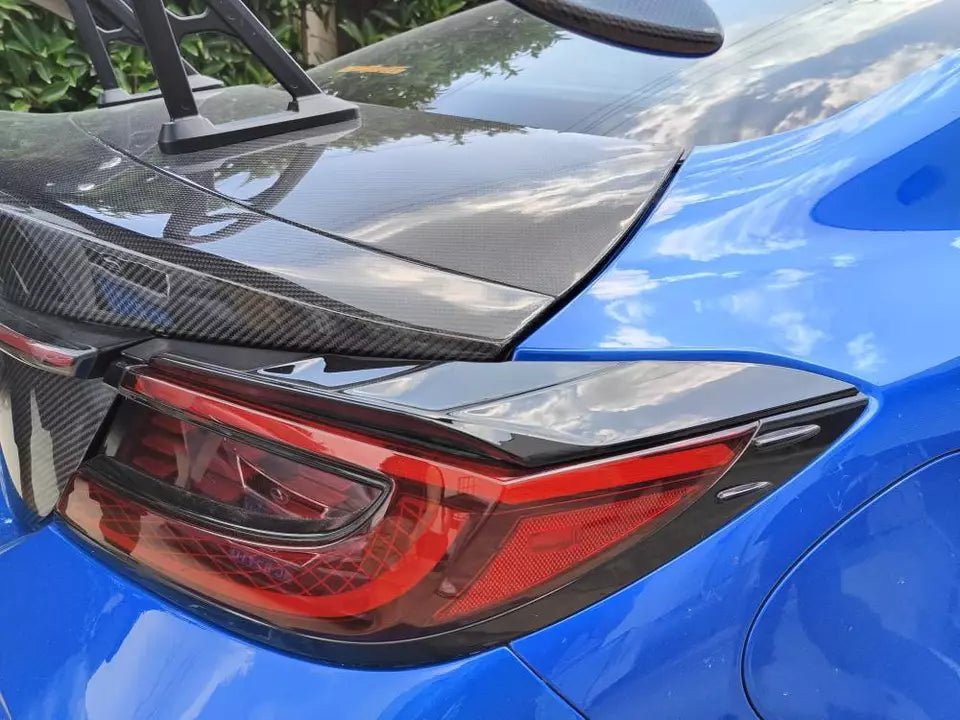 Gloss Black Rear Tail Light Eyebrow Cover Trim - Subaru BRZ Toyota GR86 2022-2023