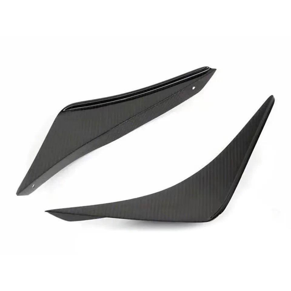 Carbon Fiber Front Bumper Canard - Ford Mustang