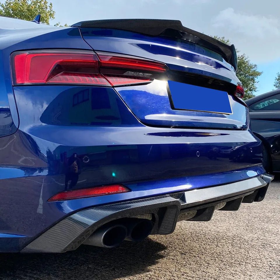 Carbon Fiber Rear Diffuser - Audi S5/A5 B9 S- Line