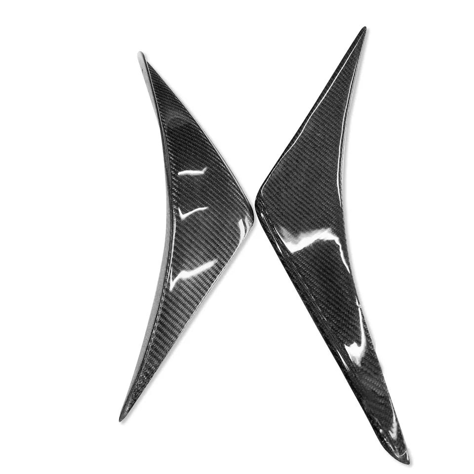 Carbon Fiber Front Bumper Canard - Ford Mustang
