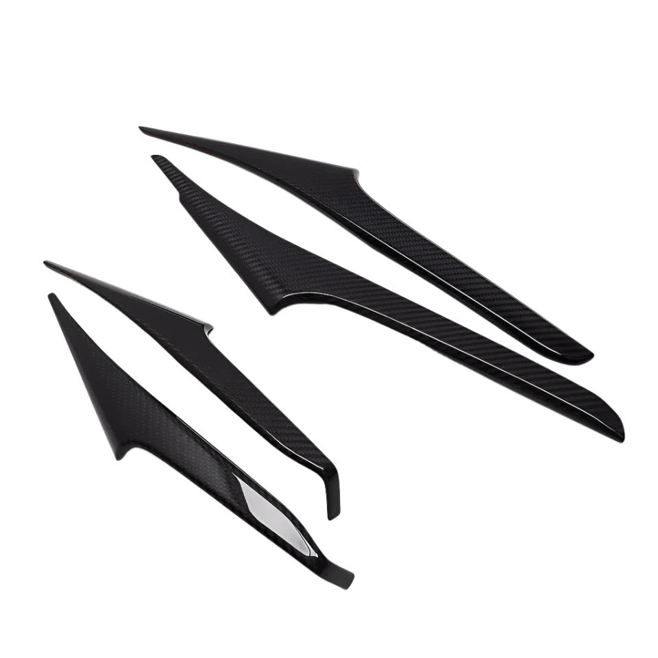 Carbon Fiber Door Panel Interior Cover Trim - Lexus IS300 350 500 F Sport 2021-2024