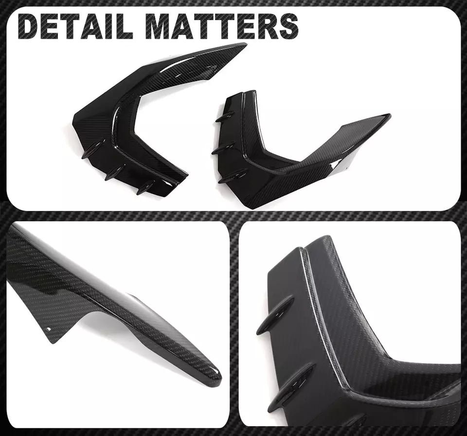 Carbon Fiber Side Canard Vent Fins - Audi RS3/S3/A3 8Y - 图片 3