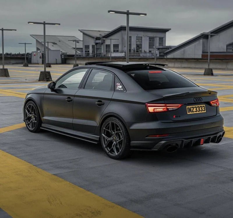 Carbon Fiber Diffuser W/ Brake Light- Audi RS3 8v - 图片 2