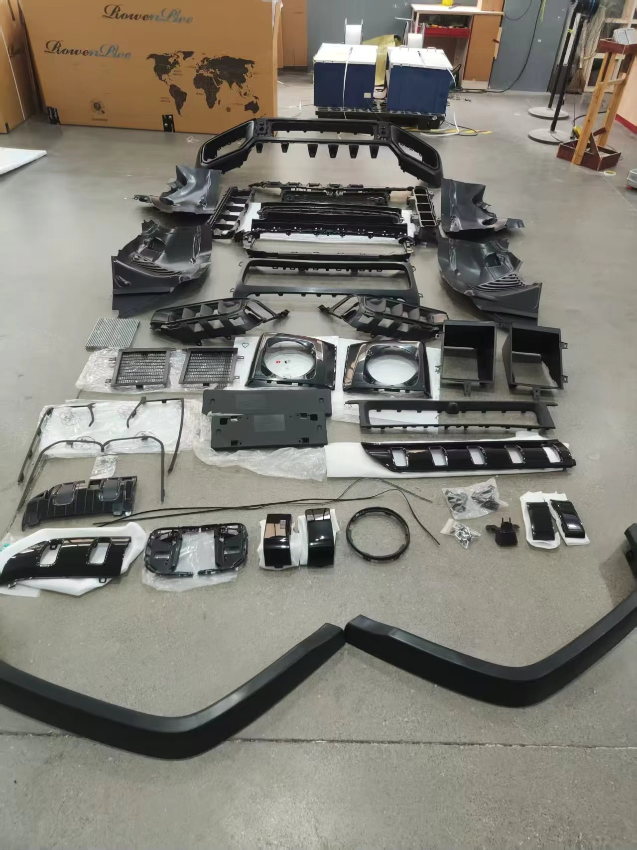 W465 G63 Front end Conversion Kit - Mercedes G Class G Wagon W463A W464 W465 G500 G400 G350 G550 2018+ - 图片 9
